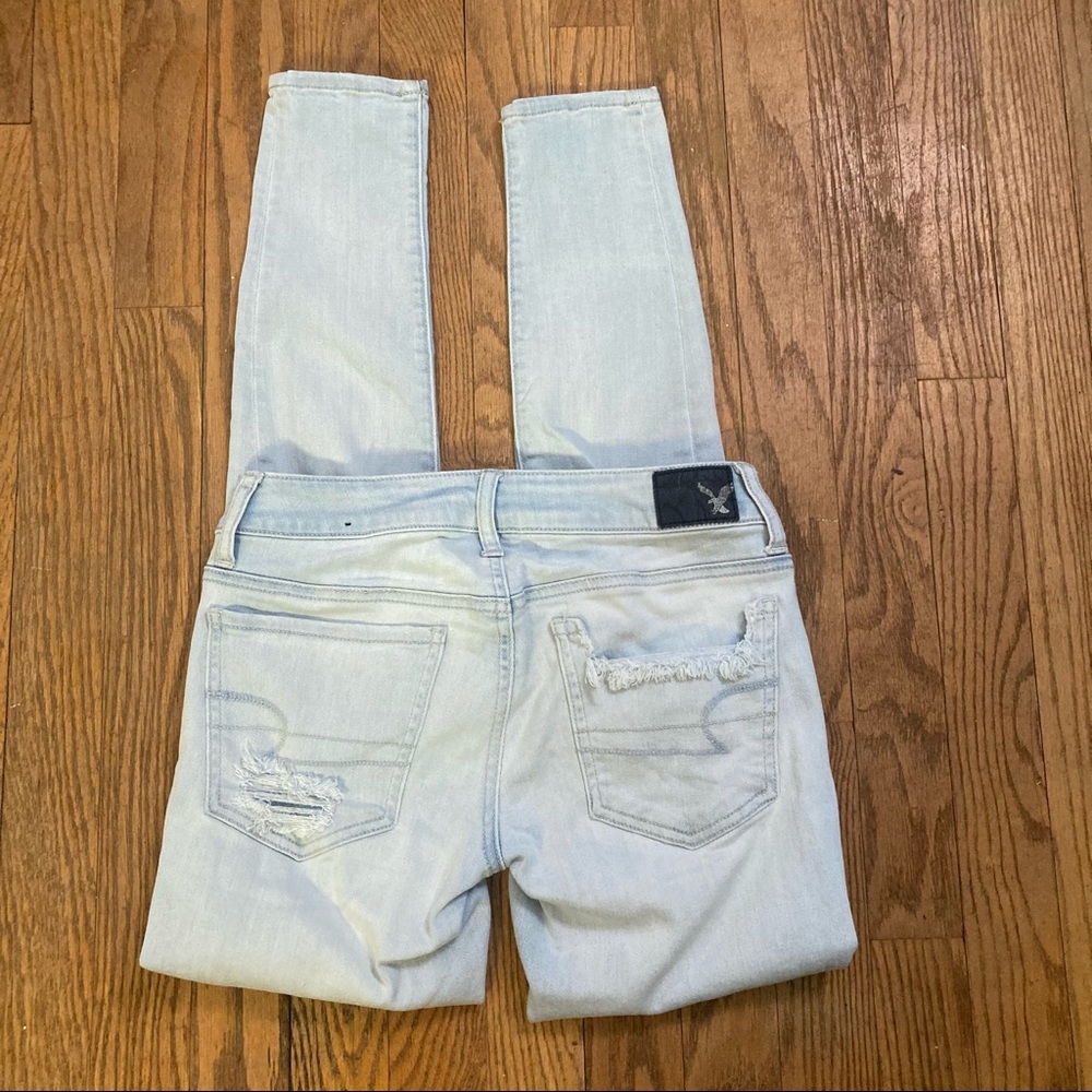 American Eagle Distressed Jeggings - Picture 2 of 9